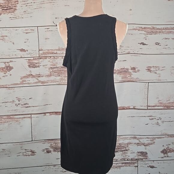 James Perse Sleeveless Tank Dress Black Size 3 = Large - Picture 4 of 7
